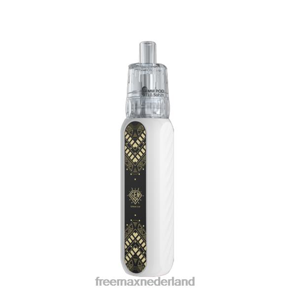 Z8BX211 FreeMAX GEMM 25w pod-modkit wit - Freemax Nederland