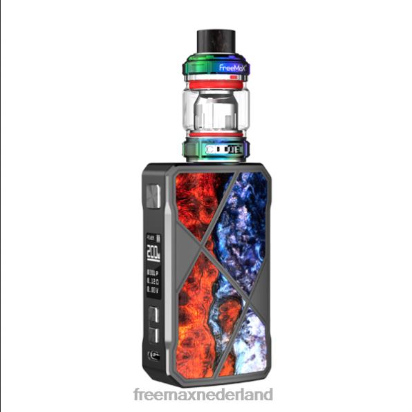 Z8BX21 FreeMAX MAXUS 200W-set blauw-oranje - Freemax Nederland