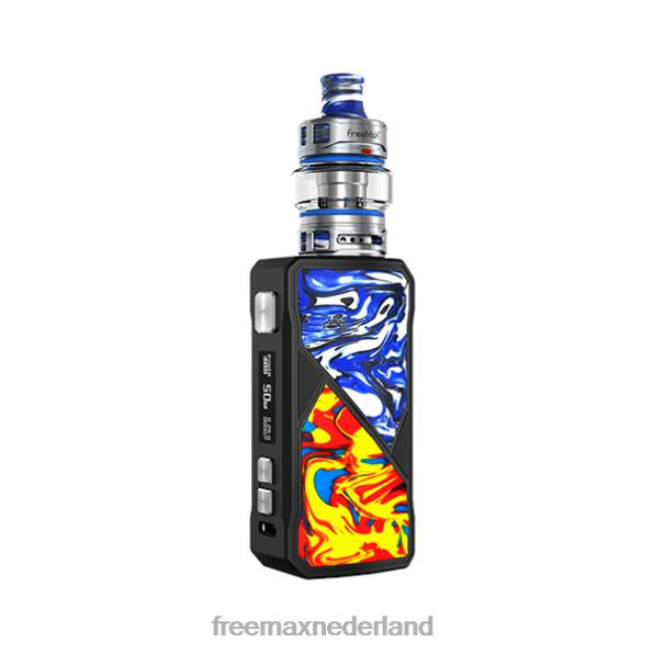 Z8BX269 FreeMAX MAXUS 50w-set geel blauw - Freemax Flavormax