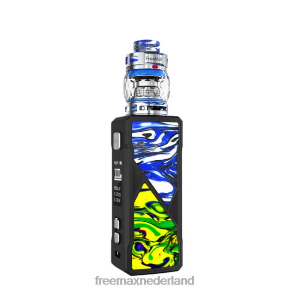 Z8BX293 FreeMAX MAXUS 100W-set blauw - Freemax Vape Review
